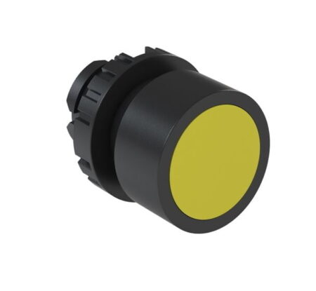12930986, CSW-BF3-10000000-3VF – PULSADOR RASANTE AMARILLO, 1NA, DIAM. 22MM