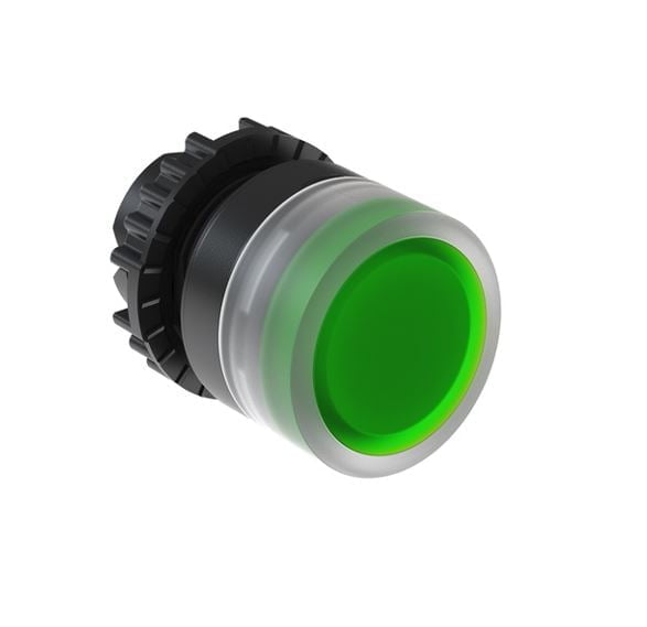 12931090. CSW-BFI2-10000000-FE26-3VF - PULSADOR LUMINOSO RASANTE VERDE