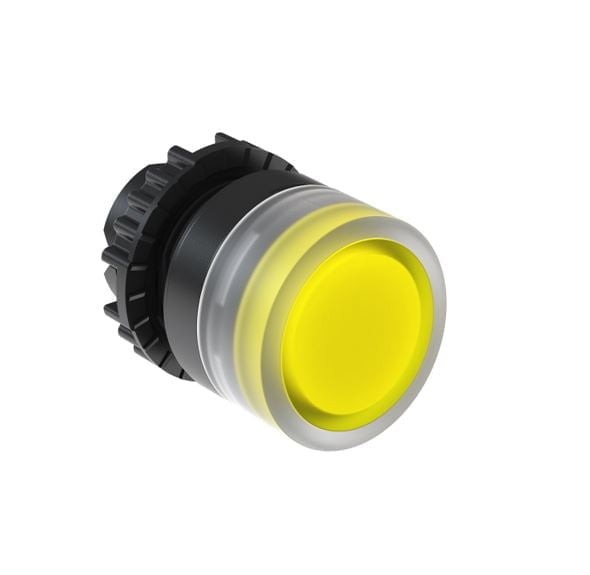12931092. CSW-BFI3-10000000-FE26-3VF - PULSADOR LUMINOSO RASANTE AMARILLO