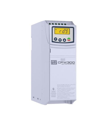 14147969, CFW300 B 08P2 T4 NB20 – VARIADOR DE FRECUENCIA TRIFASICO 6HP/4.5KW 8.2A, 380-440VAC, IP20