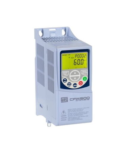 15571881, CFW500 A 04P3 B2 NB20G2 – VARIADOR DE FRECUENCIA MONOFASICO/TRIFASICO 1HP/0.75KW 4.3A, 200-240VAC, IP20 15571881, CFW500 A 04P3 B2 NB20G2 – VARIADOR DE FRECUENCIA MONOFASICO/TRIFASICO 1HP/0.75KW 4.3A, 200-240VAC, IP20