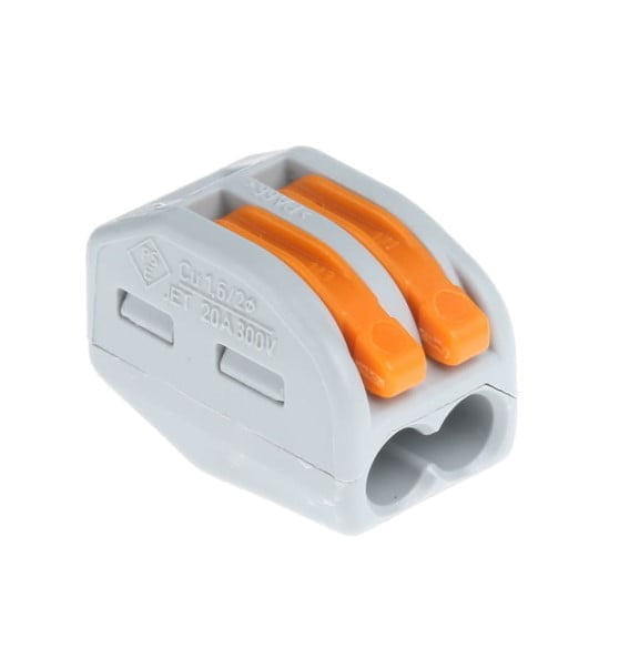 222-412. CONECTOR DE EMPALME 2 POLOS