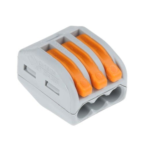 222-413. CONECTOR DE EMPALME 3 POLOS