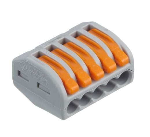 222-415. CONECTOR DE EMPALME 5 POLOS