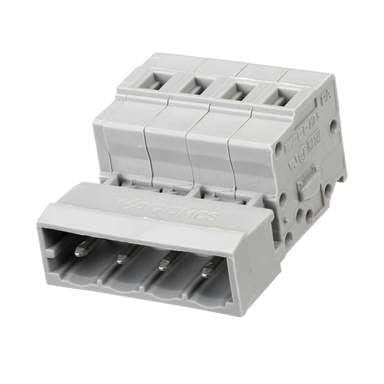 231-604. CONECTOR MACHO 4 POLOS