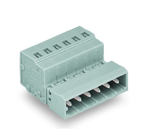 231-606. CONECTOR MACHO 6 POLOS