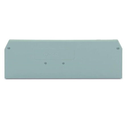 281-334, TAPA FINAL ESPESOR 2.5MM, P/ BORNERA GRIS