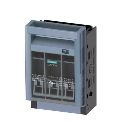 3NP1123-1CA20, SECCIONADOR PORTAFUSIBLE NH TRIF. 100A, TAM. 000