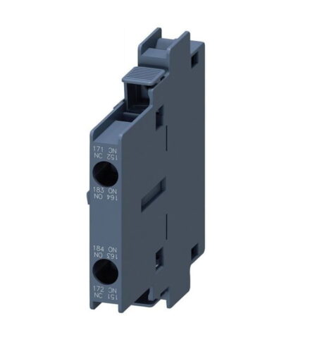 3RH1921-1JA11, BLOCK CONTACTO AUXILIAR FRONTAL S6-S12 1NA+1NC