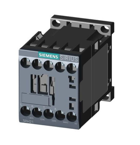 3RH2122-1AF00, CONTACTOR AUXILIAR SIRIUS 3RH21 S00 2NA+2NC, BOB. 110VAC