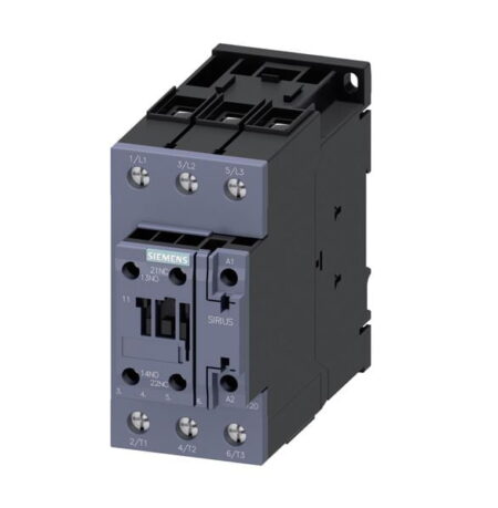 3RT2037-1AN20, CONTACTOR SIRIUS S2 65A 1NA+1NC, BOB. 220VAC