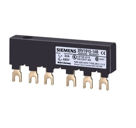 3RV1915-1AB, PEINE TRIFASICO DE 2 GUARDAMORES P/ S00-S0