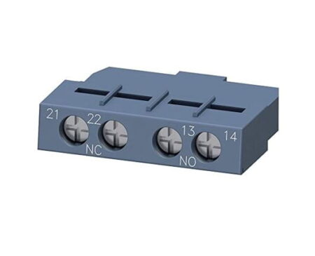 3RV29011E, BLOCK CONTACTO TRANSVERSAL P/S00-S2, 1NA+1NC