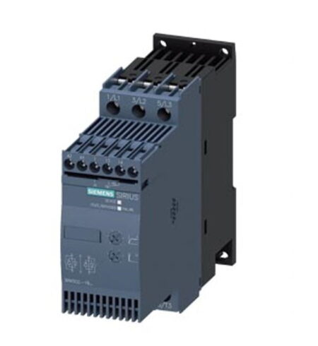 3RW3026-1BB14, ARRANCADOR SUAVE ELECTRONICO SIRIUS S0 3RW30 7.5HP(5.5KW)/220V – 15HP(11KW)/440VAC, 25A