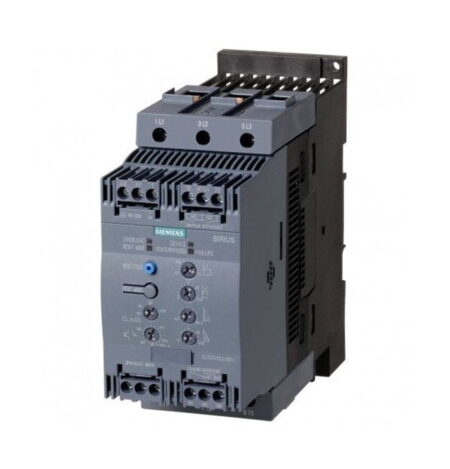 3RW4037-1BB14, ARRANCADOR SUAVE ELECTRONICO SIRIUS S2 3RW40 25HP(18.5KW)/220V – 50HP(40KW)/440VAC, 63A