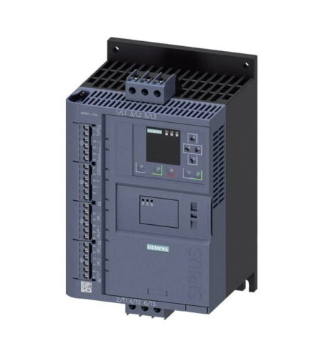 3RW5517-1HA14, ARRANCADOR SUAVE ELECTRONICO SIRIUS 3RW55 15HP(11KW)/220V – 25HP(18.5KW)/440VAC, 38A