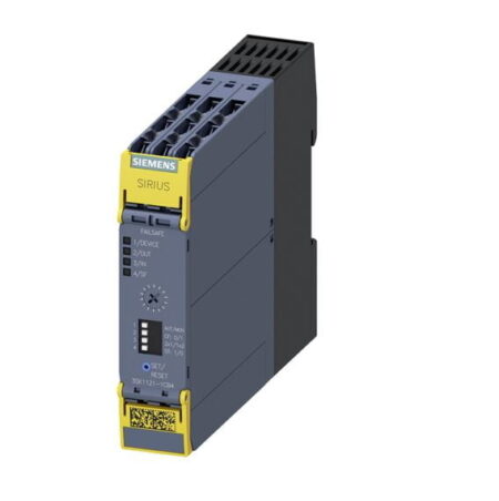 3SK1121-1CB41, MODULO DE SEGURIDAD SIRIUS MODULOS BASE SERIE ADVANCED CON RETARDO DE 0,05-3 S CIRCUITOS DE HABILITACIÓN POR RELÉS 2 NA INSTANTÁNEOS 2 NA RETARDADOS