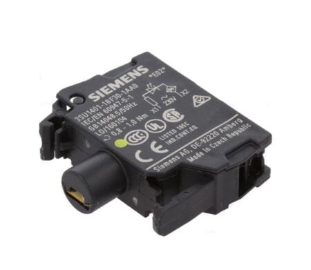 3SU1401-1BB30-1AA0, BLOCK LED 24VDC, AMARILLO