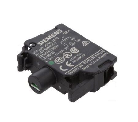 3SU1401-1BB40-1AA0, BLOCK LED 24VDC, VERDE