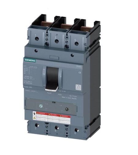 3VA5445-6EF31-0AA0, INT. CAJA MOLDEADA 3VA5 TRIF. REGULABLE 360-450A 100KA/240VAC, 65KA/480VAC