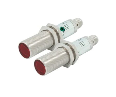 5000009582, 5000007758/5000007762 – SENSOR FOTOELECTRICO TIPO BARRERA EMISOR-RECEPTOR M18, ALC. 10M, NPN NA+NC, EMISOR: 2 HILOS, RECEPTOR: 4 HILOS, 10-30VDC, CONEX. M12, IP67, MOD. TR10K-18GI70-A-V1-J