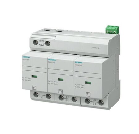 5SD7413-1, SUPRESOR DE SOBRETENSION 3P / TN-C, PARARRAYO 75KA/240-415VAC, TIPO 1 5SD7413-1, SUPRESOR DE SOBRETENSION 3P / TN-C, PARARRAYO 75KA/240-415VAC, TIPO 1