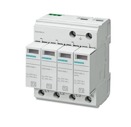 5SD7464-0, SUPRESOR DE SOBRETENSION 3P + N / TN TT, PARARRAYO 40KA/240-415VAC, TIPO 2 5SD7464-0, SUPRESOR DE SOBRETENSION 3P + N / TN TT, PARARRAYO 40KA/240-415VAC, TIPO 2