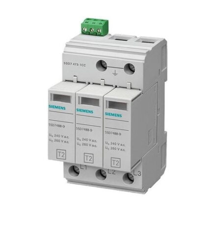 5SD7473-1, SUPRESOR DE SOBRETENSION 3P / IT, PARARRAYO 30KA/400-690VAC, TIPO 2 5SD7473-1, SUPRESOR DE SOBRETENSION 3P / IT, PARARRAYO 30KA/400-690VAC, TIPO 2