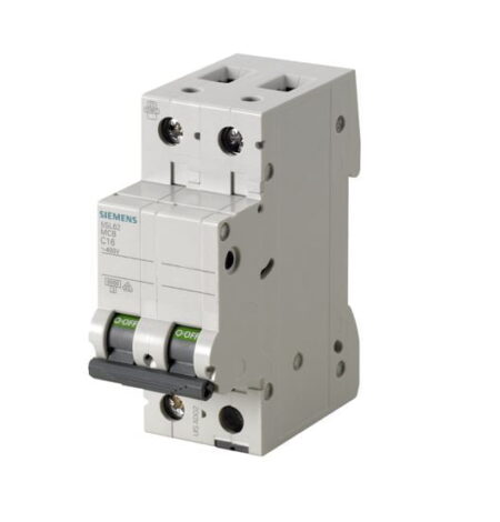 5SL6210-7, INT. TERMOMAGNETICO 5SL6 2X10A 230/400VAC 6/6KA, RIEL DIN