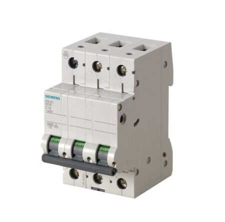 5SL6310-7MB, INT. TERMOMAGNETICO 5SL6 3X10A 230/400VAC 10/10KA, RIEL DIN