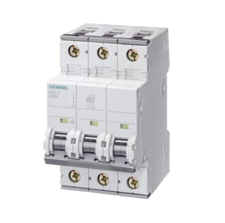 5SY6325-7, INT. TERMOMAGNETICO 5SY6 3X25A 230/400VAC 6KA, RIEL DIN