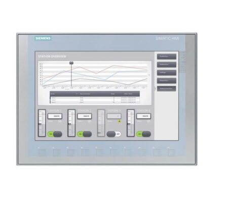 6AV2123-2MA03-0AX0, SIMATIC HMI, KTP1200 BASIC DP, PANTALLA TFT 12″ TACTIL Y TECLA, 65536 COLORES, INTERFAZ RS485/RS232 (PROFIBUS DP, PPI, MPI, MODBUS RTU)