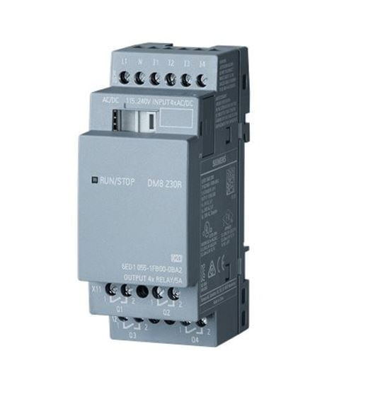 6ED1055-1FB00-0BA2. LOGO! DM8 230R - MODULO DE EXPANSION