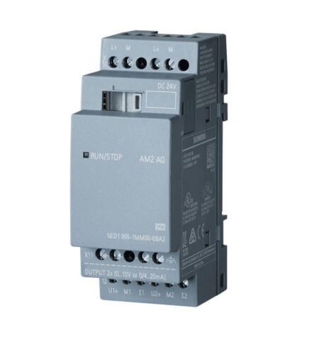6ED1055-1MM00-0BA2, LOGO! AM2 AQ – MODULO DE EXPANSION ANALOGICO 1PT100, 1PT1000, 24VDC 6ED1055-1MM00-0BA2, LOGO! AM2 AQ – MODULO DE EXPANSION ANALOGICO 1PT100, 1PT1000, 24VDC