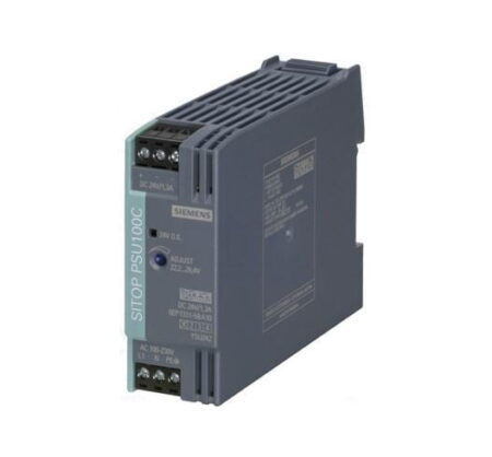 6EP1331-5BA10, SITOP PSU100C – FUENTE DE ALIMENTACION MONOFASICA ESTABILIZADA IN: 100-230VAC/DC, OUT: 24VDC, 1.3A