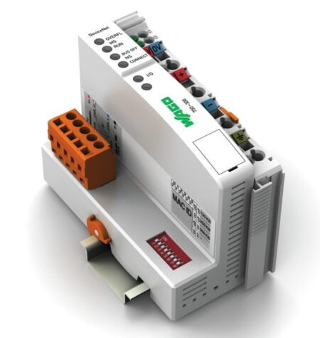 750-306, ACOPLADOR BUS DE CAMPO DEVICENET 125-500MBAUDIOS SEÑALES DIGITALES Y ANALÓGICAS, RIEL DIN, SECCION (0.08-2.5)MM2/(28-14)AWG, 10A 24VDC, CONEX. CAGE CLAMP, GRIS CLARO