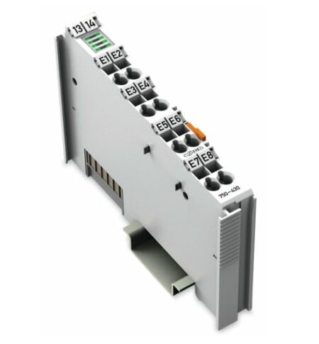 750-430, MODULO ENTRADA DIGITAL P/ PLC, 8 CANALES 24VDC 3MS, CONEX. CAGE CLAMP, GRIS CLARO