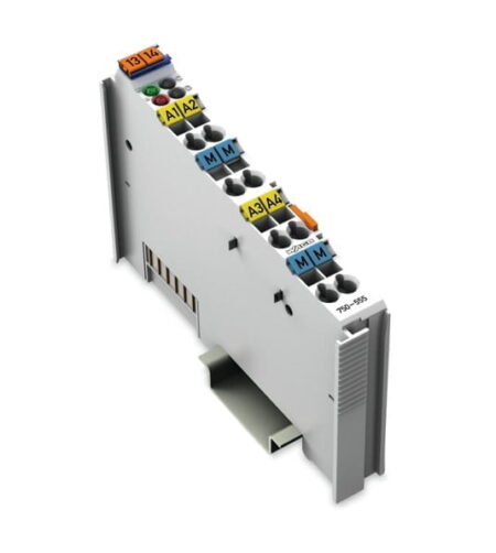 750-555, MODULO SALIDA ANALOGO P/ PLC, 4 CANALES 4-20MA, CONEX. CAGE CLAMP, GRIS CLARO