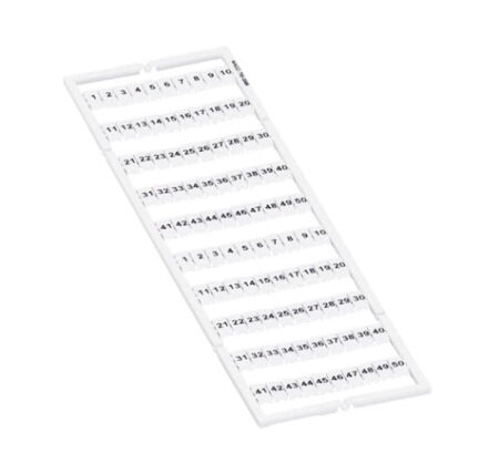 793-5566, MARCADOR WSB, IMPRESIÓN HORIZONTAL 1-50 (2X), EXTENDIBLE (5-5.2)MM, BLANCO