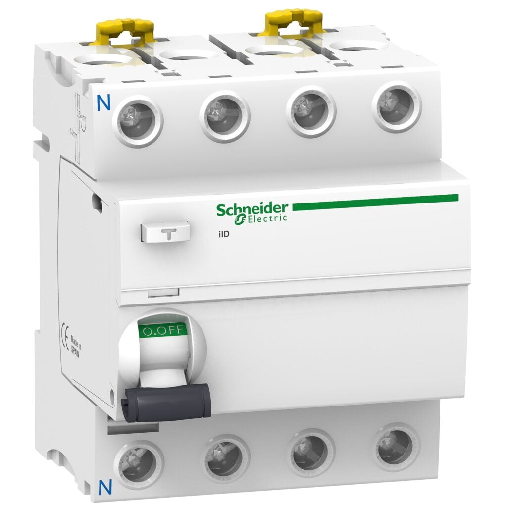 A9R51425, INT. DIFERENCIAL ILD 4X25A 30MA, TIPO A, RIEL DIN