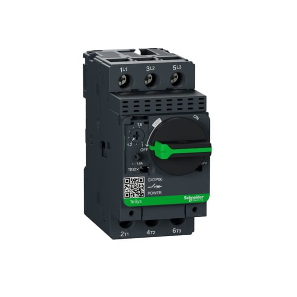 GV2P06. GUARDAMOTOR 1-1.6A