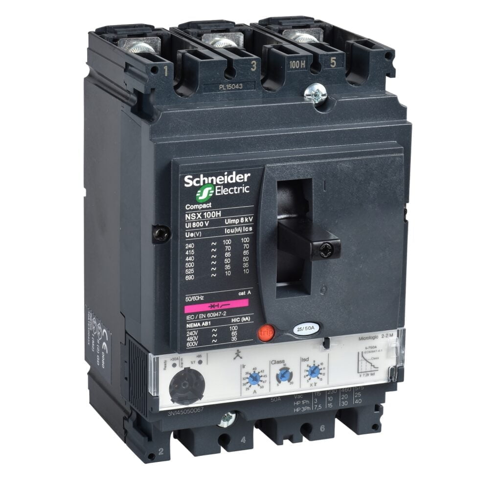 LV430991, GUARDAMOTOR NSX160H M2.2M, 70-150A, 70KA/415VAC