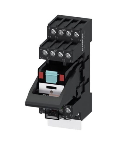 LZS:PT5A5T30, RELE ENCHUFABLE 14 PINES, 4NA/NC, 6A, BOB. 230VAC