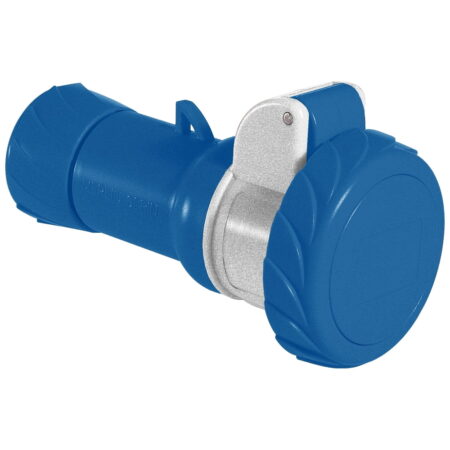 PKF16M724, TOMACORRIENTE INDUSTRIAL AEREO 16A 3P+T 250VAC, COLOR AZUL, IP67 PKF16M724, TOMACORRIENTE INDUSTRIAL AEREO 16A 3P+T 250VAC, COLOR AZUL, IP67
