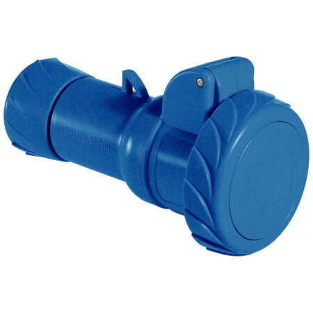 PKY16M723, TOMACORRIENTE INDUSTRIAL AEREO 16A 2P+T 250VAC, COLOR AZUL, IP67 PKY16M723, TOMACORRIENTE INDUSTRIAL AEREO 16A 2P+T 250VAC, COLOR AZUL, IP67