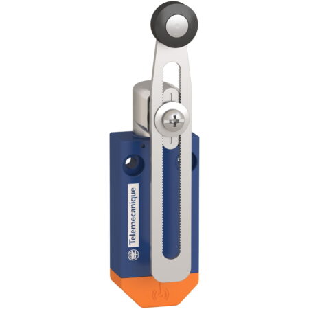 XCMW145, FINAL DE CARRERA INALAMBRICO PLASTICO, PALANCA REG. C/ ROLDANA PLASTICA, IP66/IP67