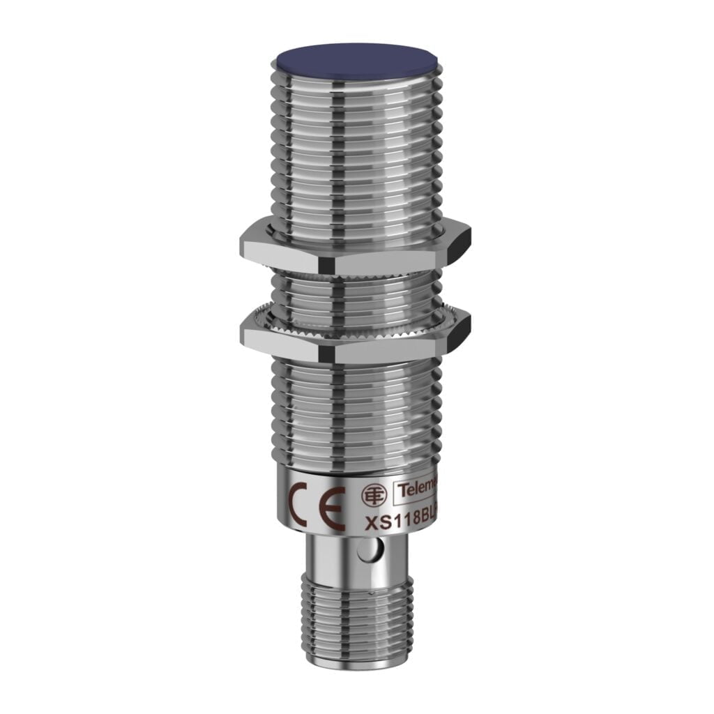 XS118BLPAM12. SENSOR INDUCTIVO RASANTE METALICO M18