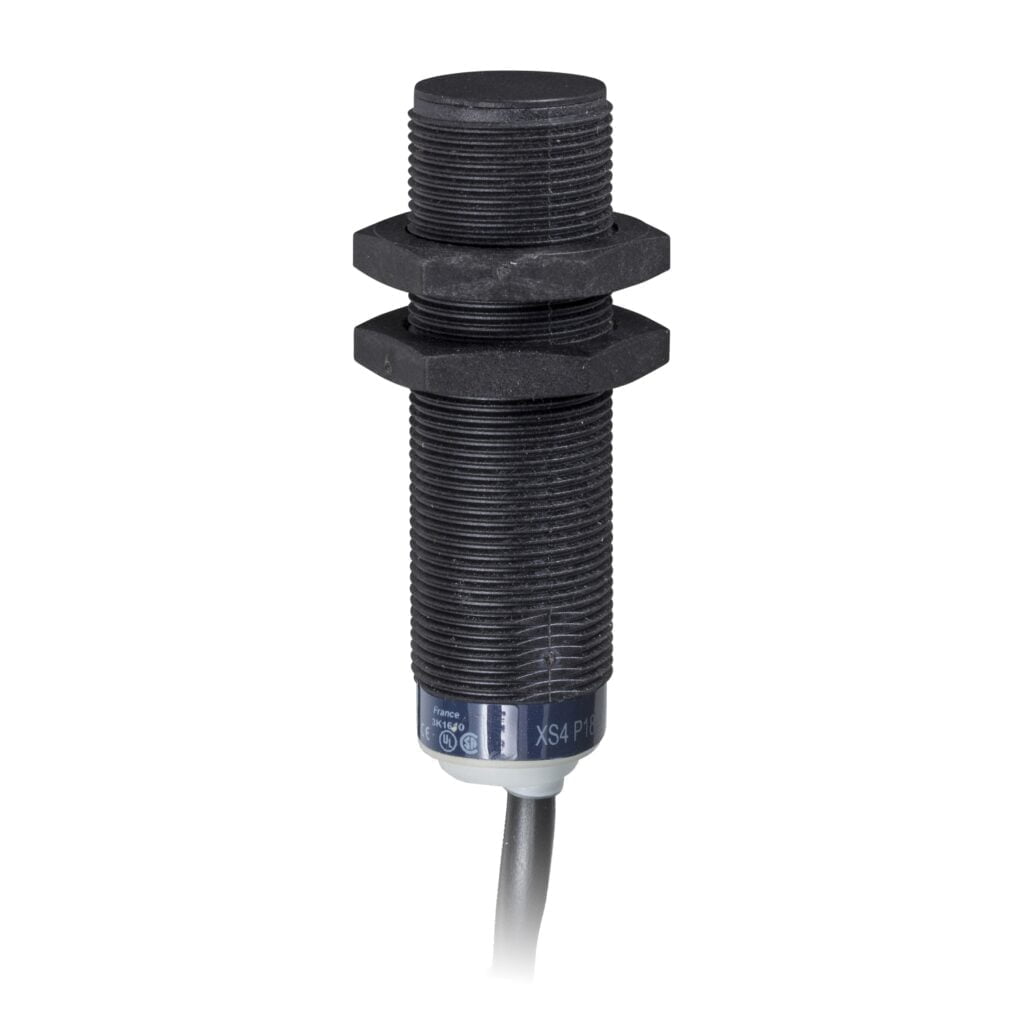 XS4P18MA230. SENSOR INDUCTIVO RASANTE PLASTICO M18