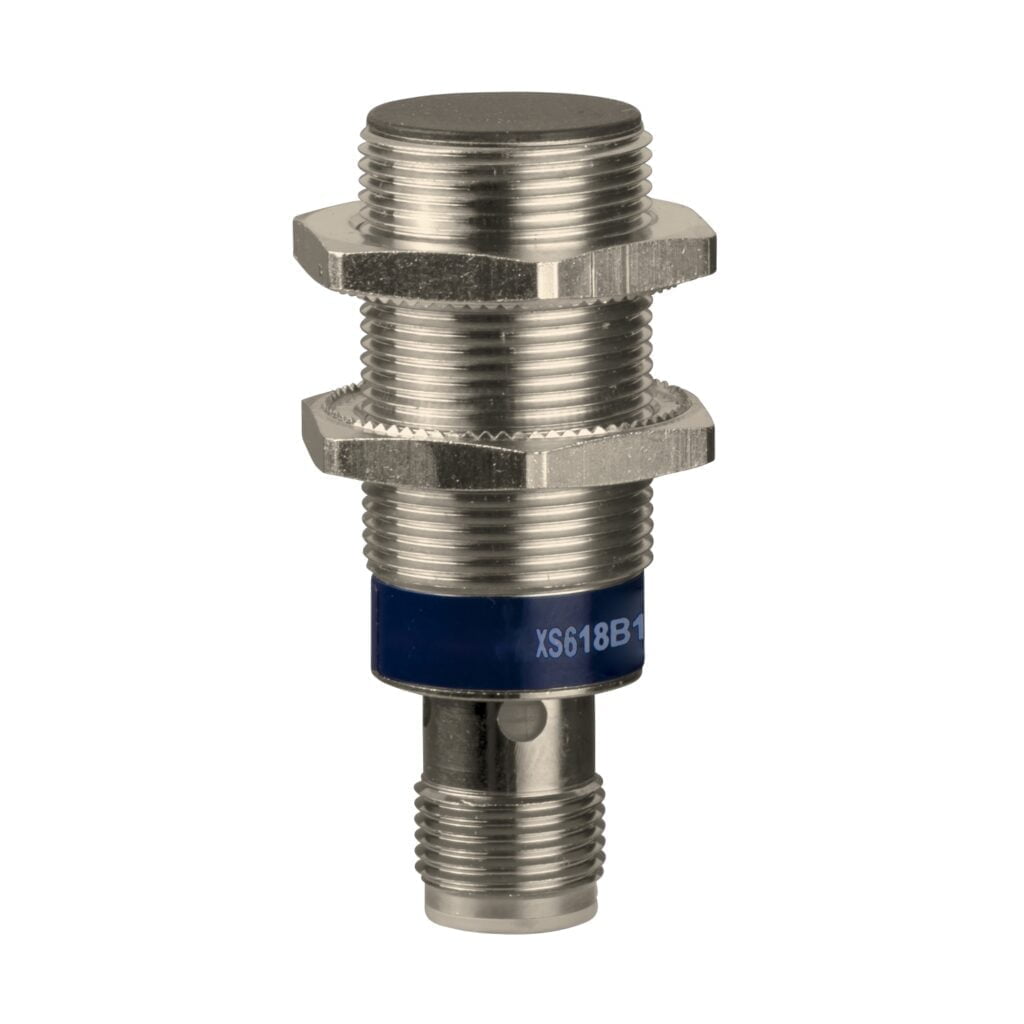 XS618B1PAM12. SENSOR INDUCTIVO RASANTE METALICO M18