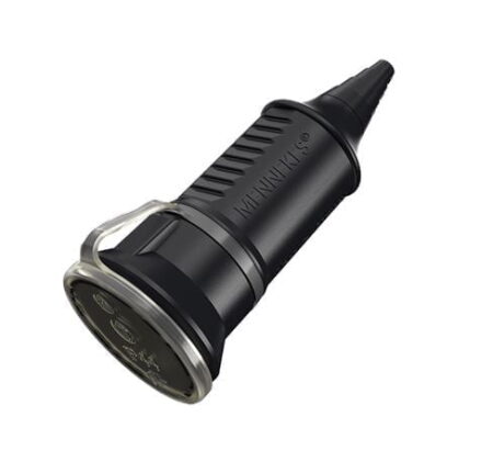 10755, TOMACORRIENTE INDUSTRIAL AEREO SCHUKO 16A 2P+T 230V, COLOR NEGRO, IP44